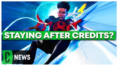 across the spiderverse post credit scene|Does ‘Spider